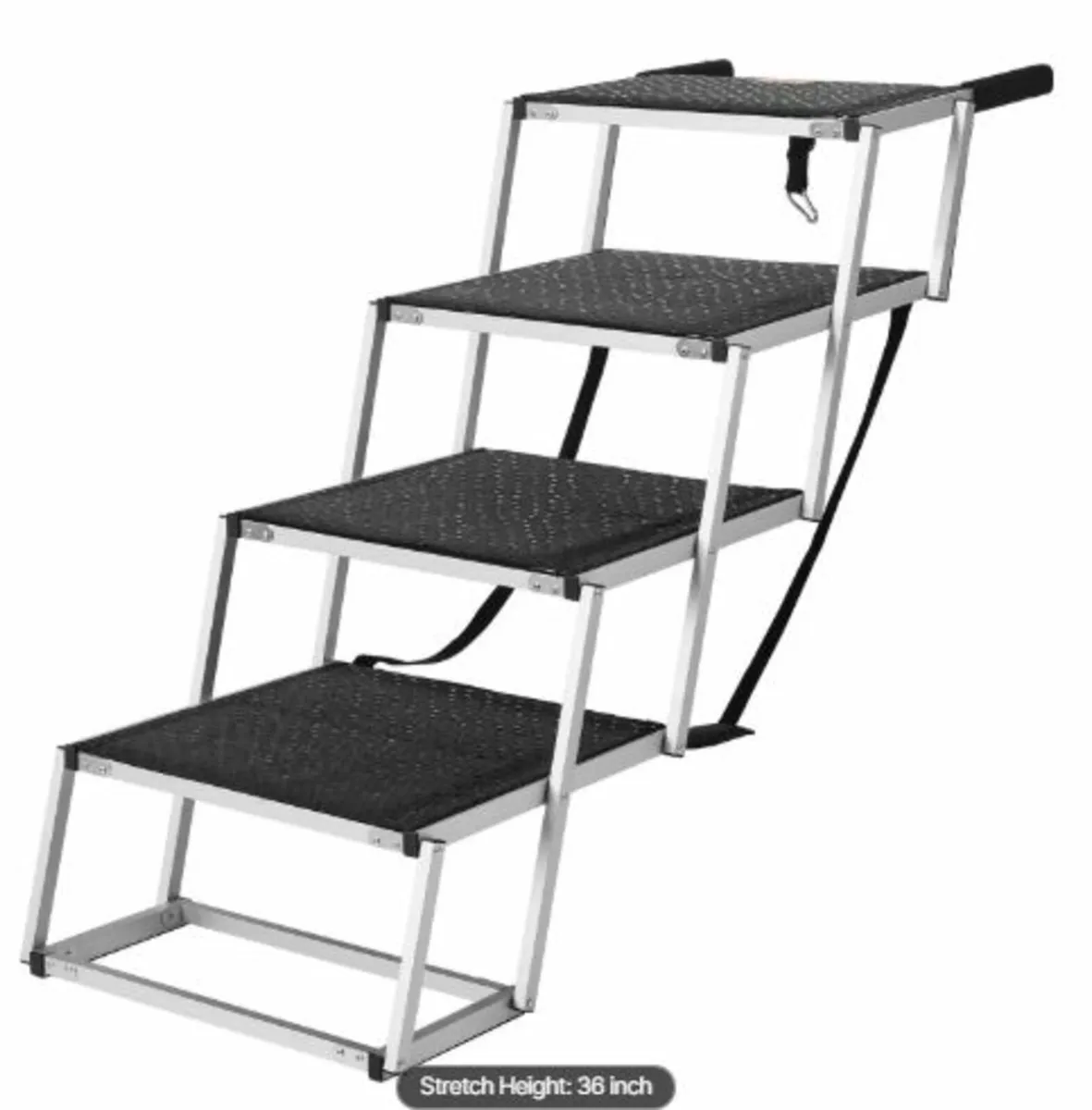 Dog Stair for Cars 4-step Folding Dog Steps - Image 3