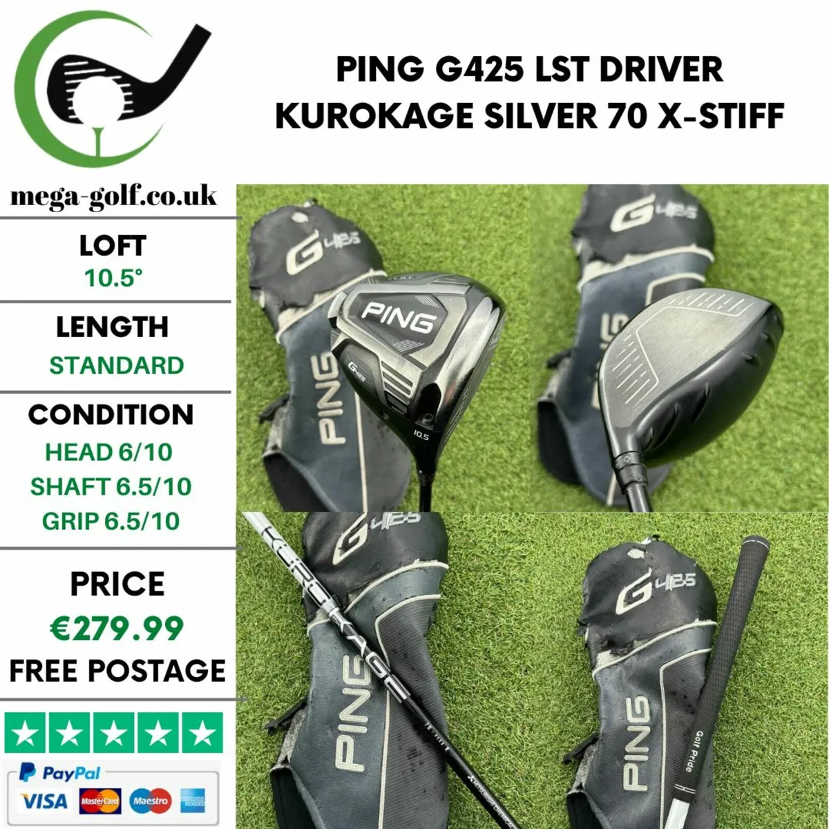 Ping G425 LST Driver / 10.5° / X-Stiff - Image 1