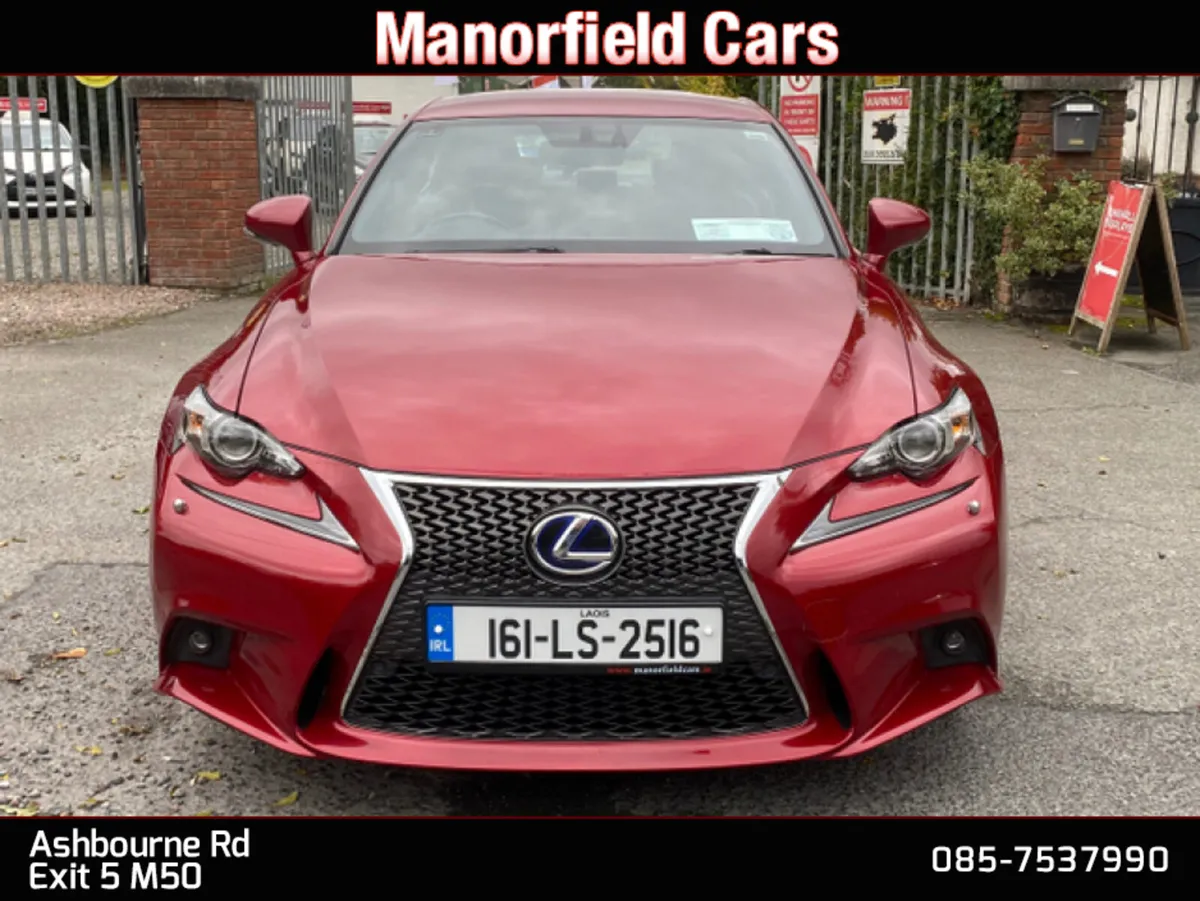2016 Lexus IS300H F Sport 2.5 Petrol Hybrid Auto - Image 3