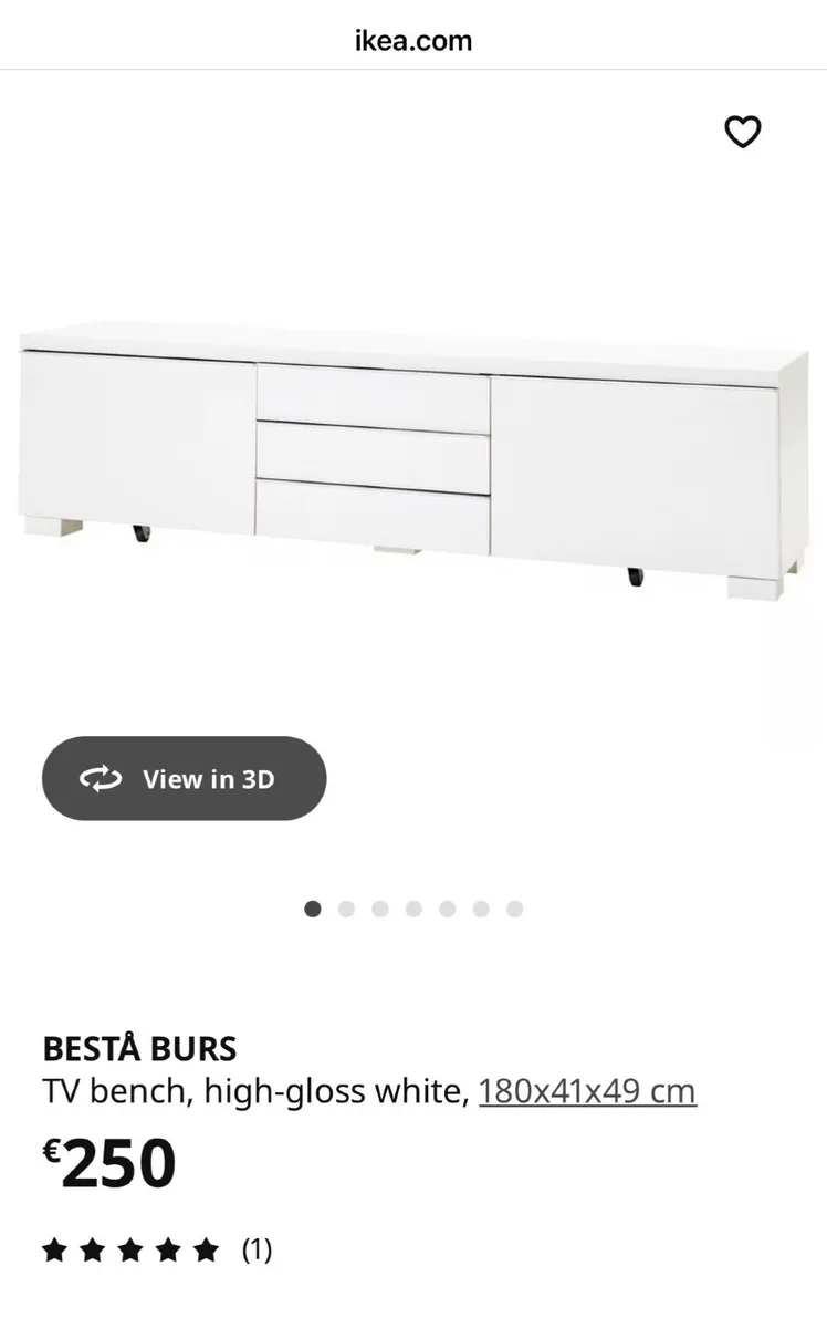 TV stand with storage & overhead storage - Image 4