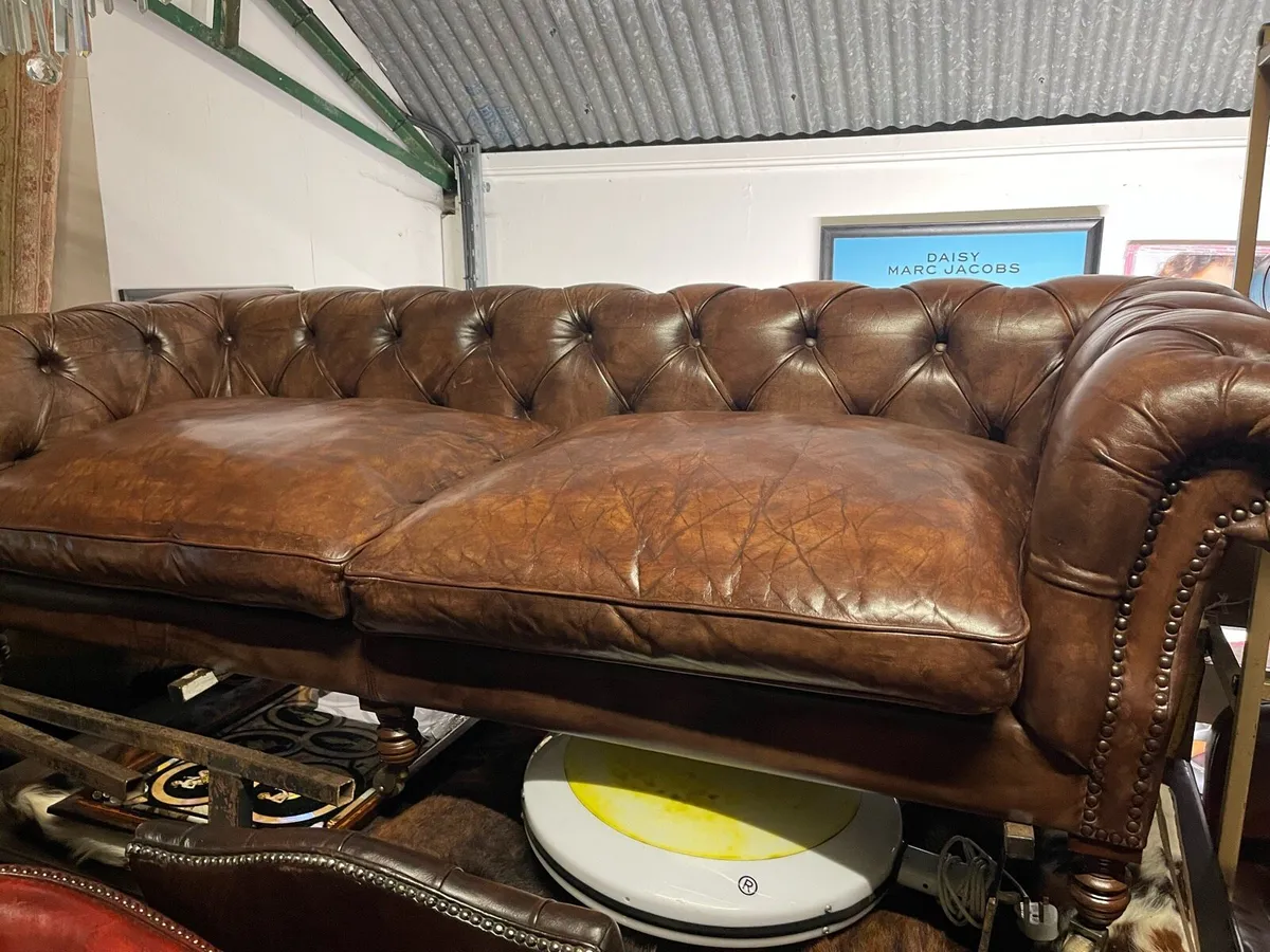 Antique Chesterfield sofa - Image 1
