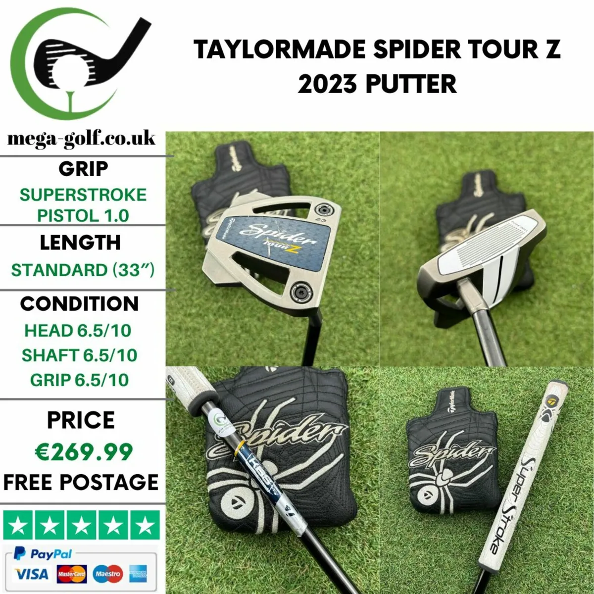 Taylormade Spider Tour Z 2023 Putter / 33″ - Image 1