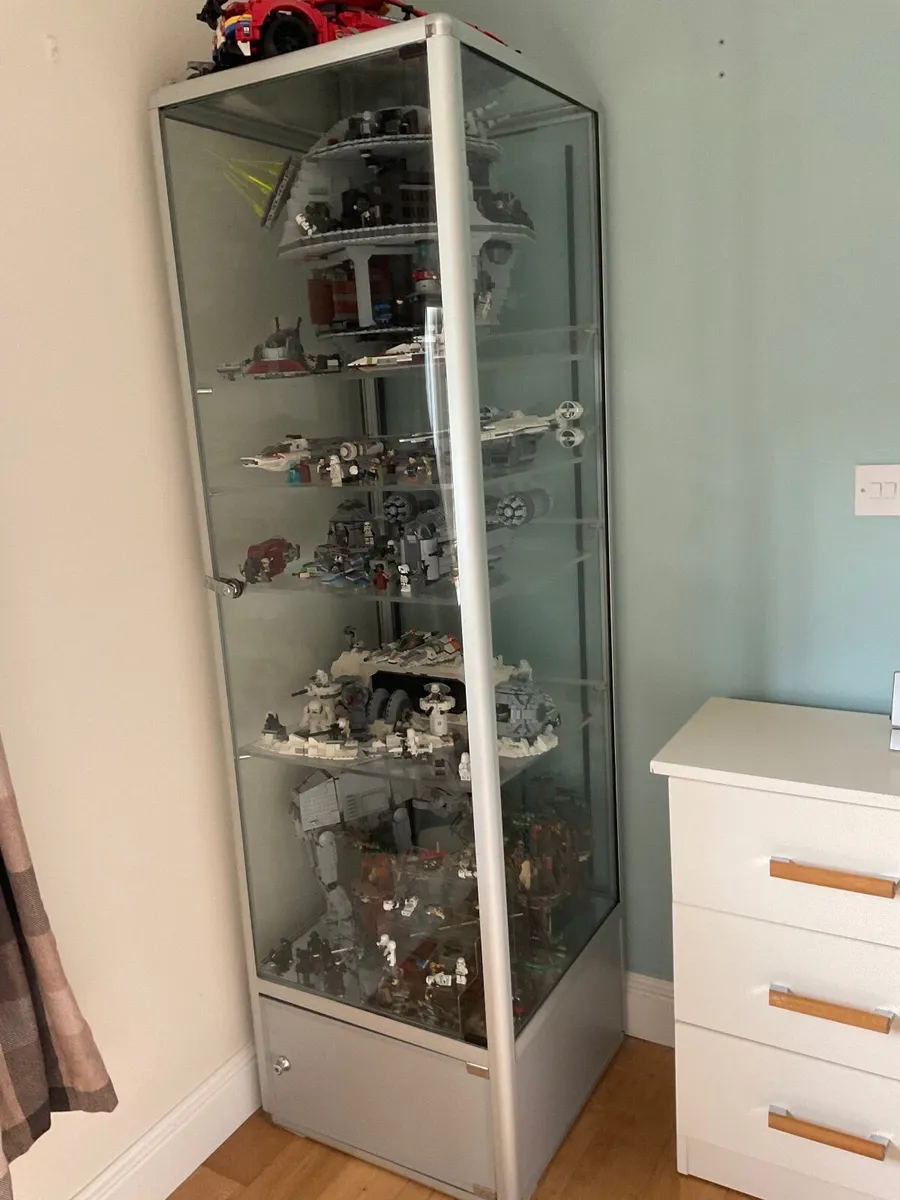 Display cabinet and Lego also for sale - Image 1