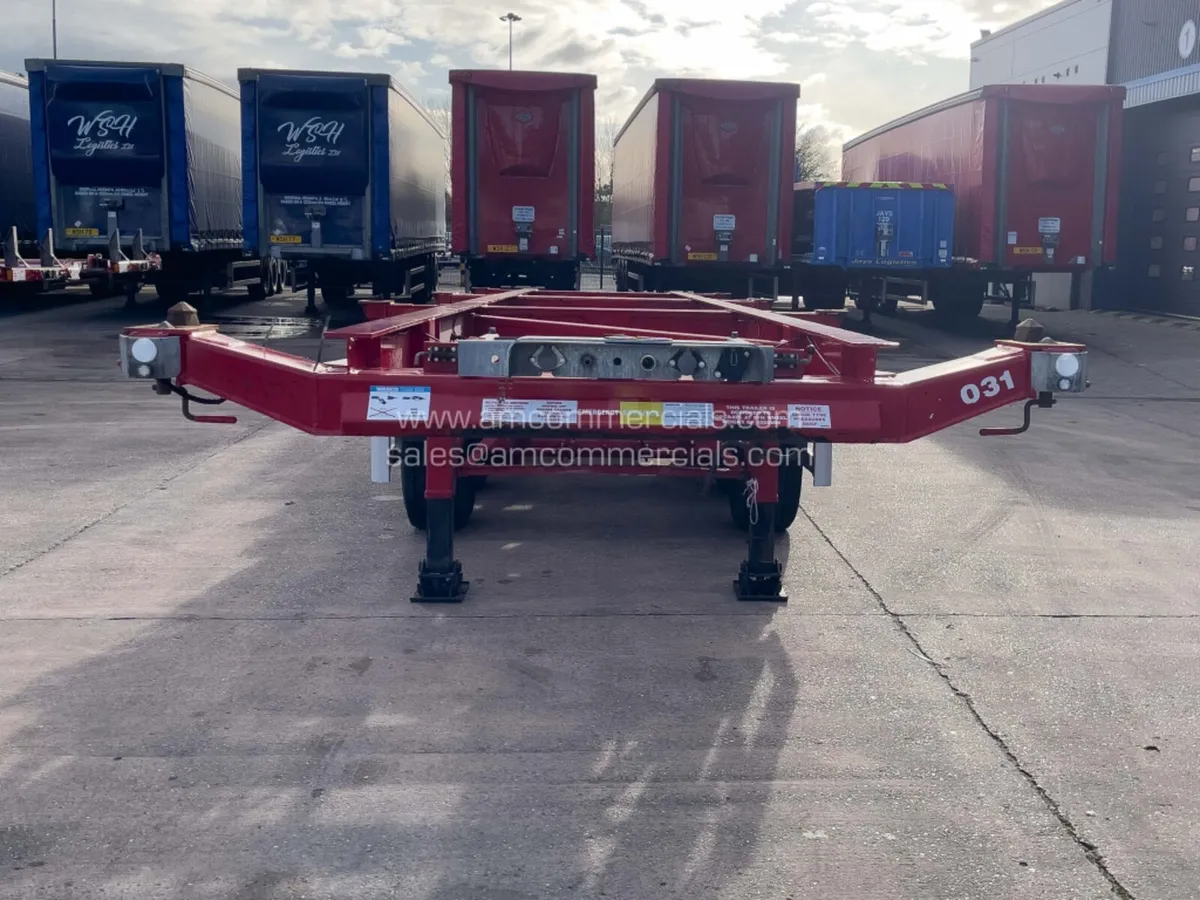 2021 DENNISON SLIDING SKELETAL TRAILER - Image 2