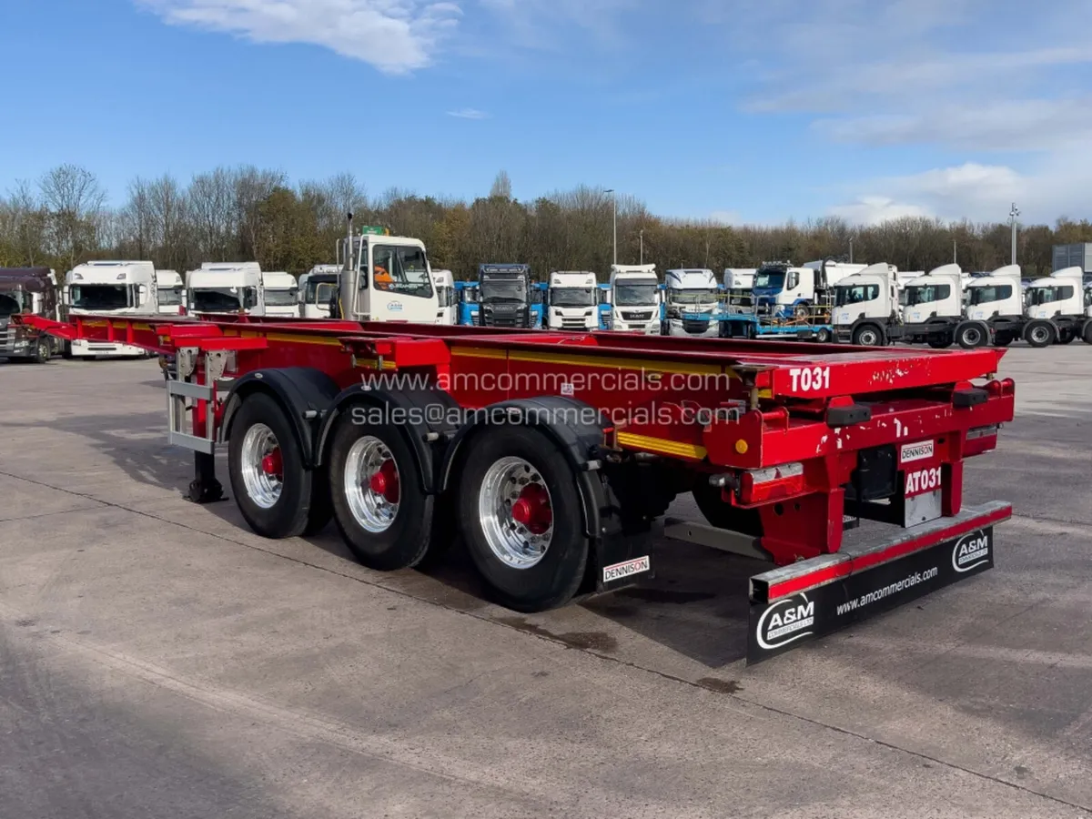 2021 DENNISON SLIDING SKELETAL TRAILER - Image 4