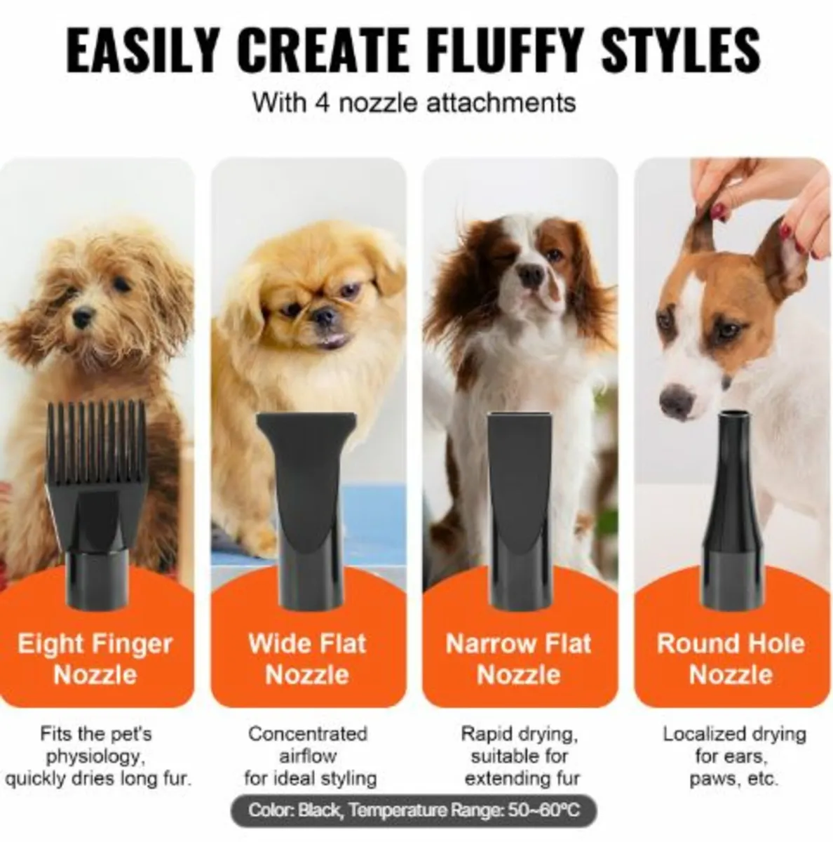 Dog Dryer,2000W/2.7HP Dog Blow Dryer,Pet Grooming - Image 2