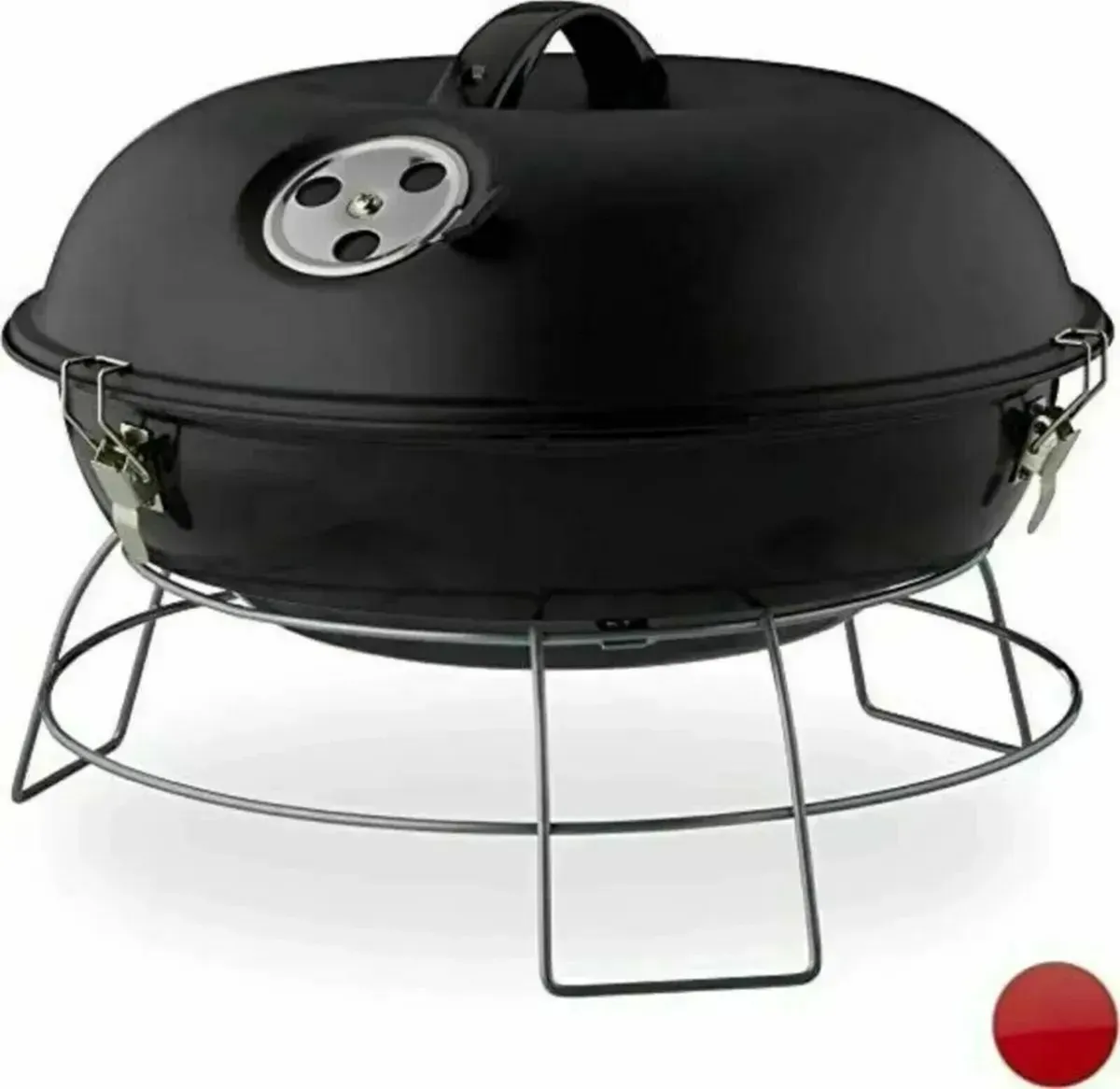 Barbecue Portable Kettle BBQ with Lid - Image 4