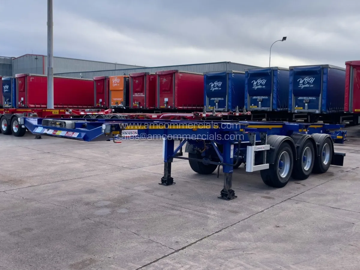 2021 DENNISON SLIDING SKELETAL TRAILER - Image 3