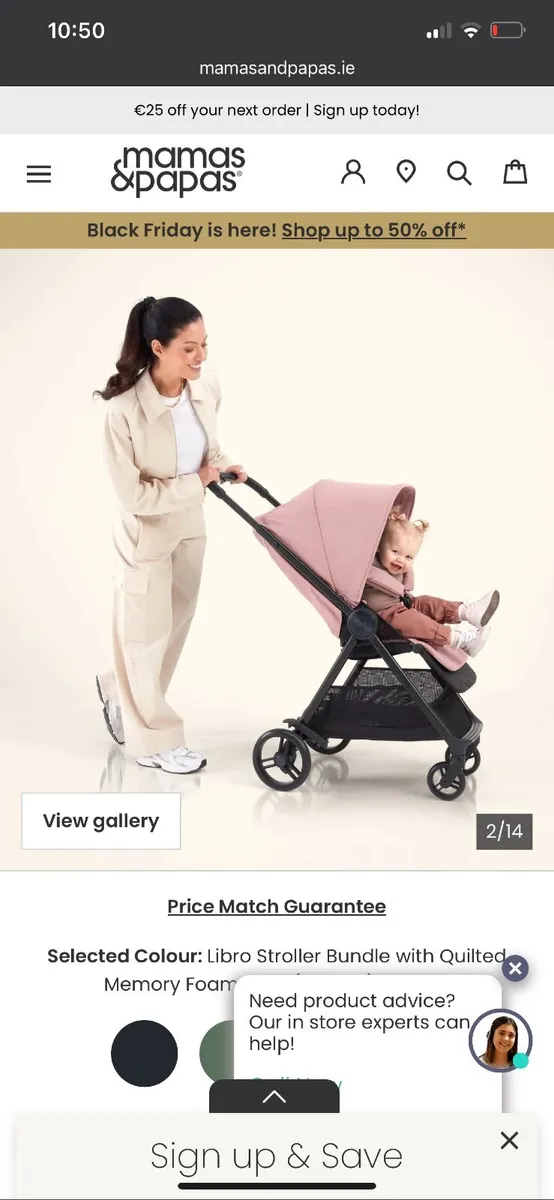 Mamas and papas libro stroller - Image 1