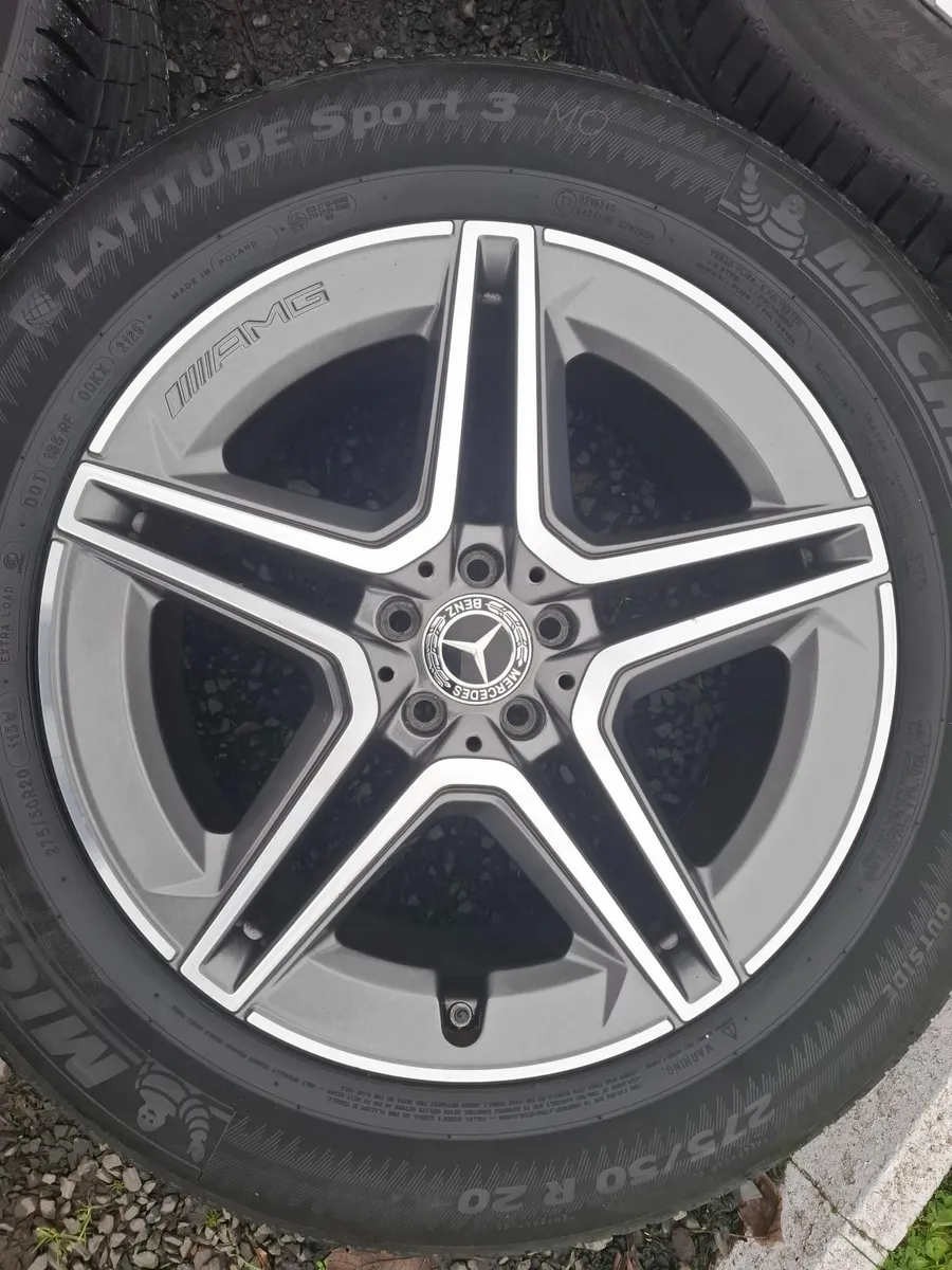 20" Genuine Mercedes GLE Amg Alloys with tyres - Image 2