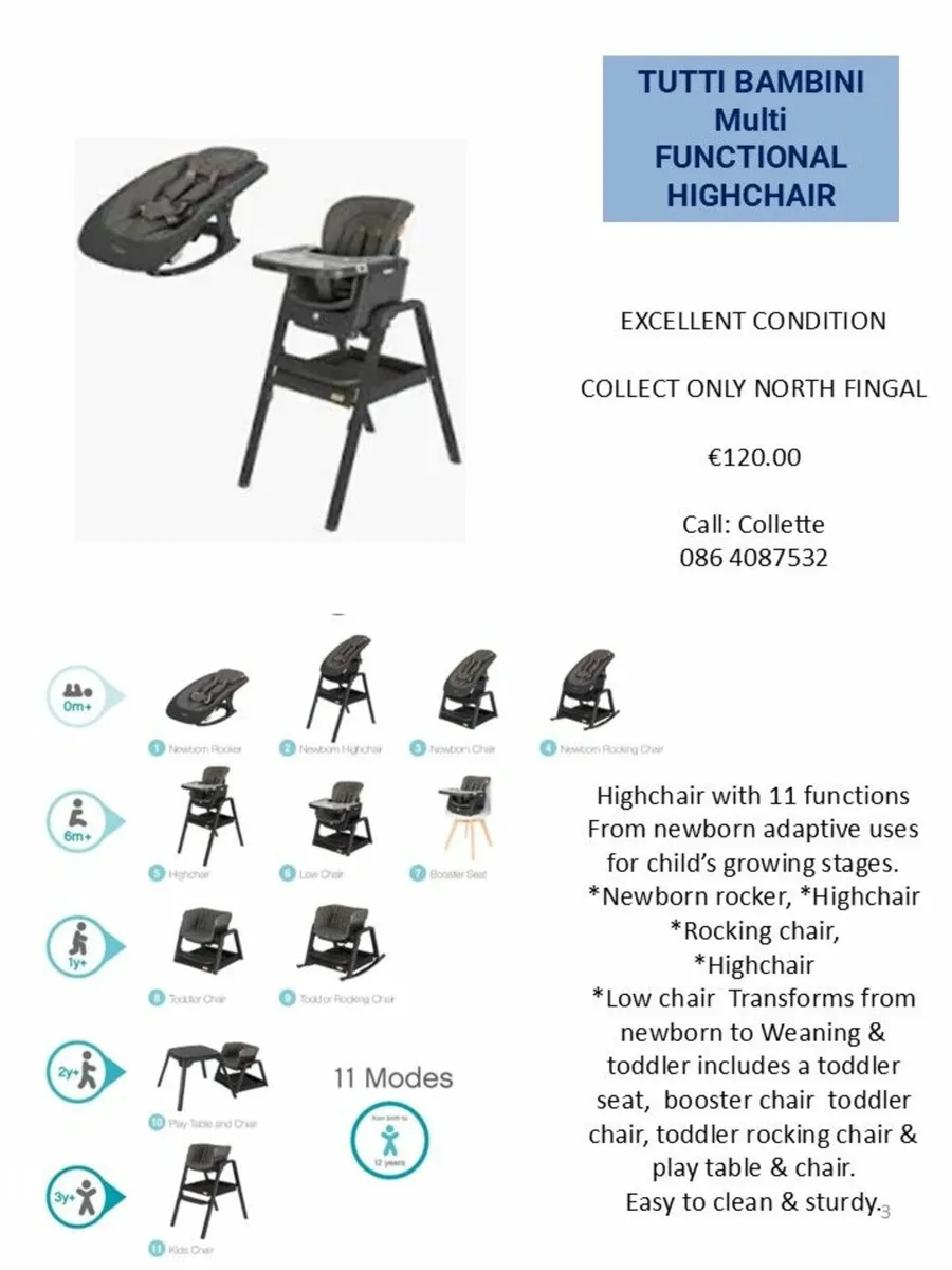 TUTTI Baby High Chair