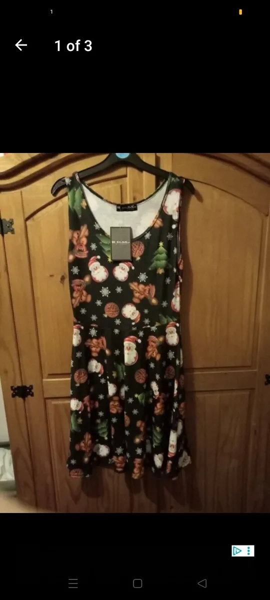 Ladies new Xmas dress size 10