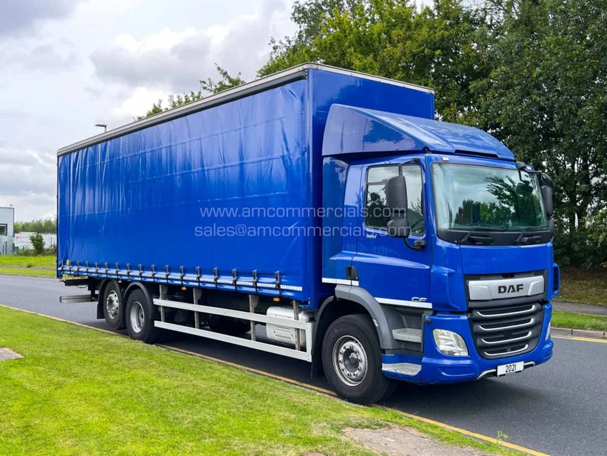2021 (71) DAF CF 320 26T CURTAINSIDER - Image 1