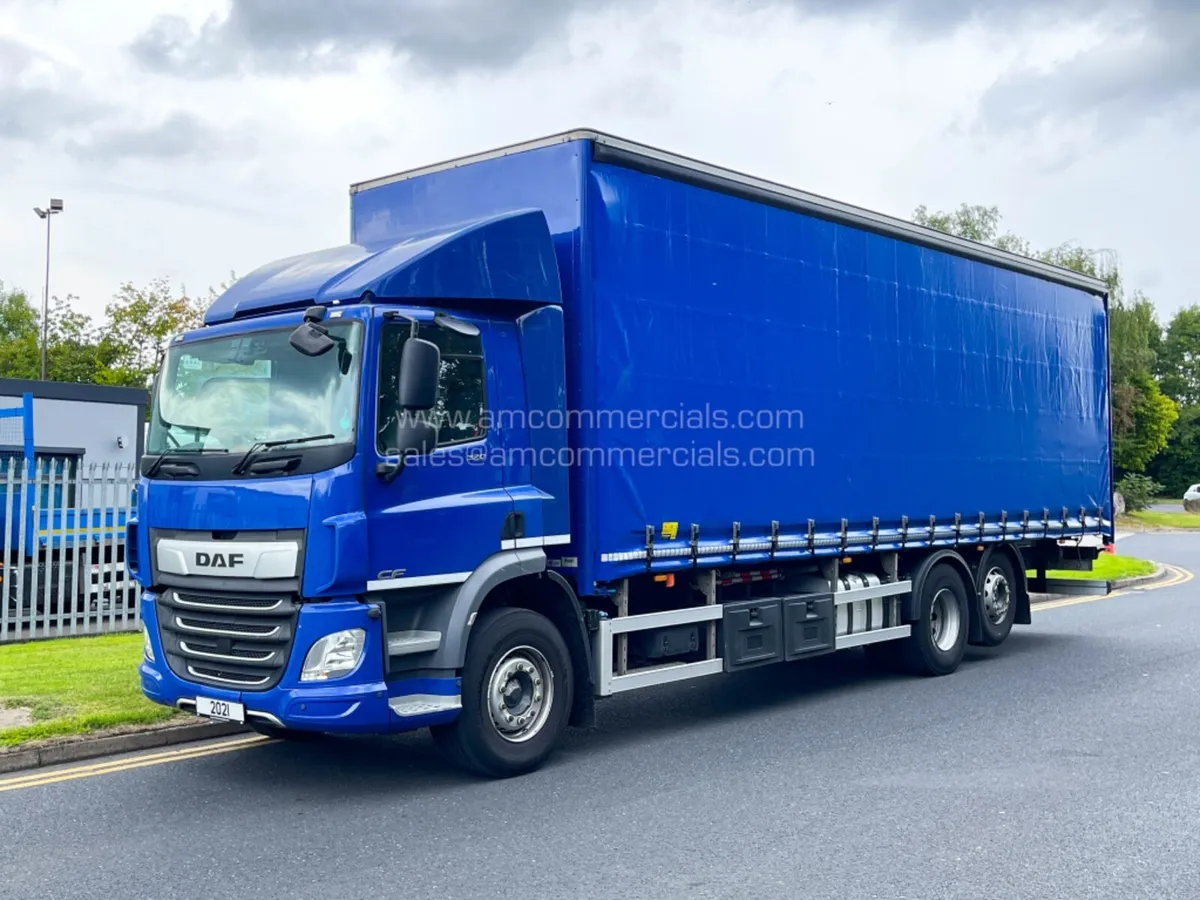 2021 (71) DAF CF 320 26T CURTAINSIDER - Image 3