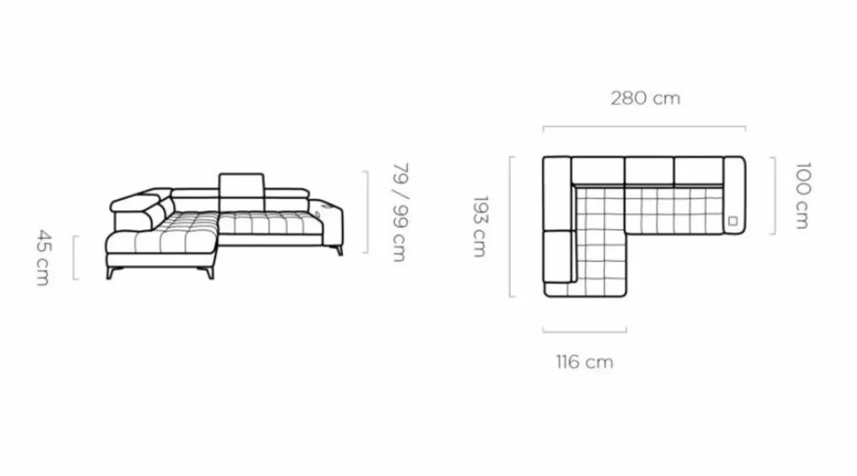 ASTOLA CORNER SOFA BED - Image 2