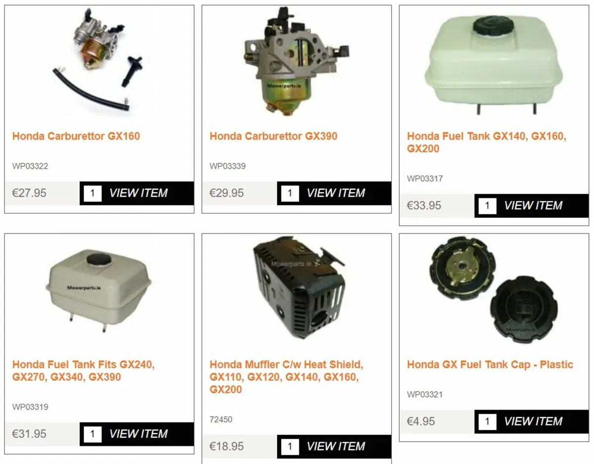 Honda Spare Parts - Image 1