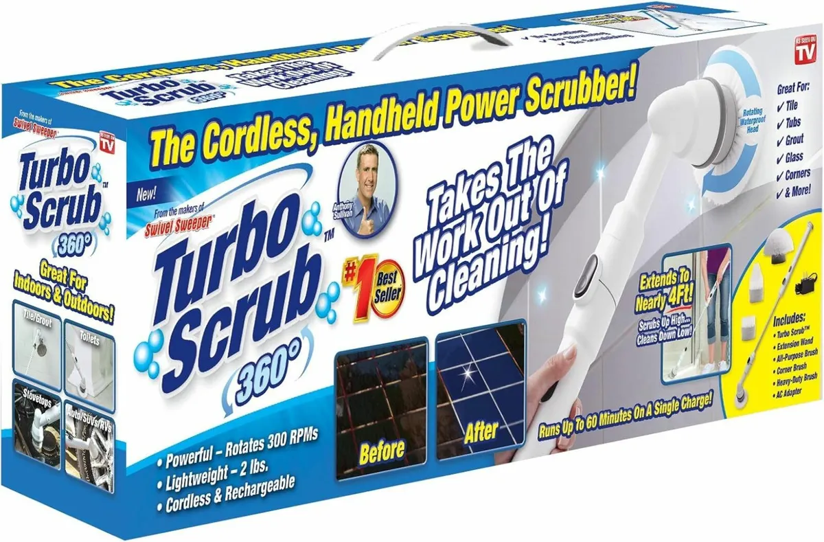 Turbo Scrub 360 Power Scrubber - Image 1