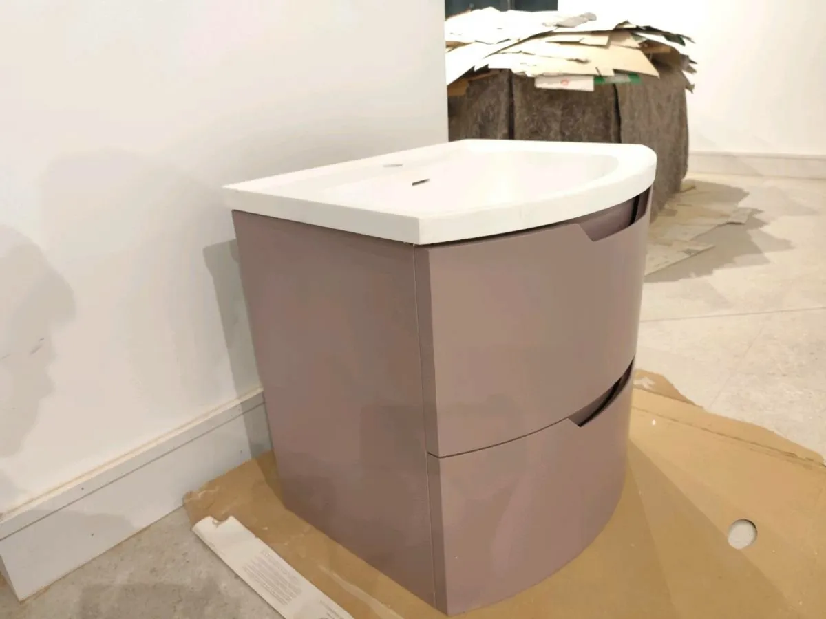 ARC 60CM 2 DRAWER WALL HUNG VANITY UNIT - Image 2