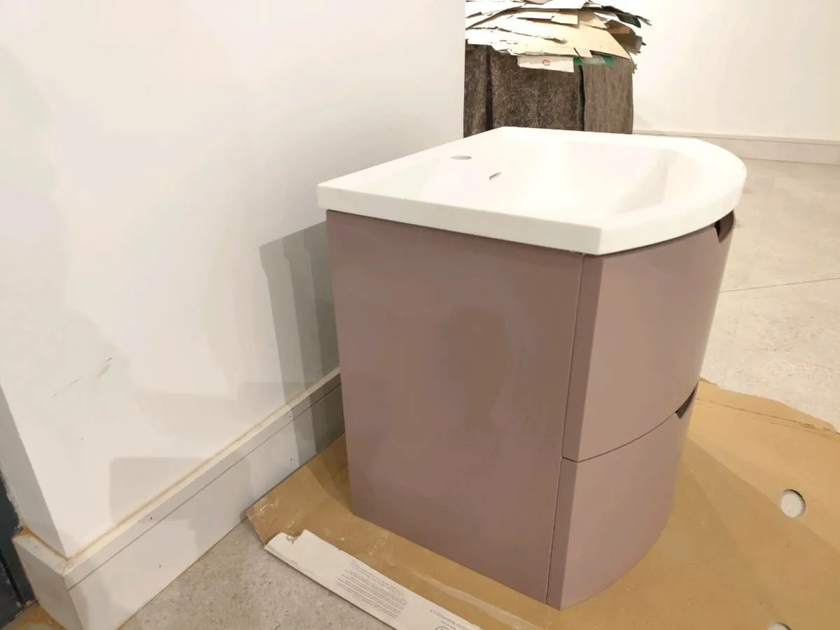 ARC 60CM 2 DRAWER WALL HUNG VANITY UNIT - Image 3