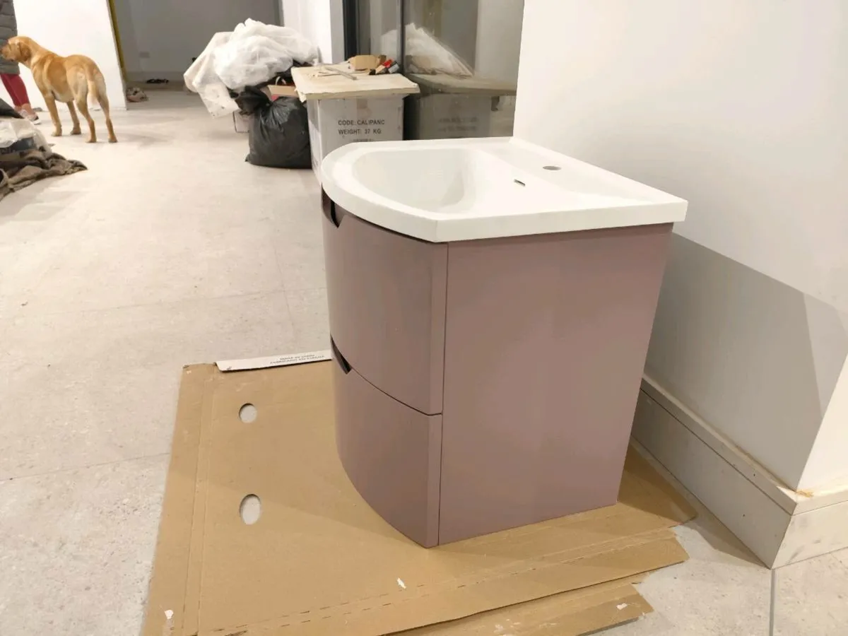 ARC 60CM 2 DRAWER WALL HUNG VANITY UNIT - Image 4