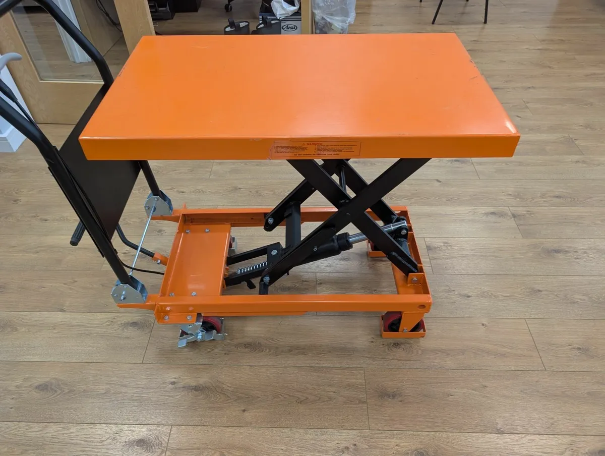 TUFF 300kg Scissor Lift Trolley - Image 1