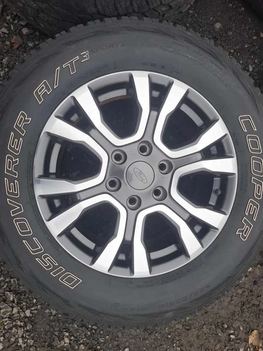 18" Genuine Ford Ranger Alloys with tyres - Image 1