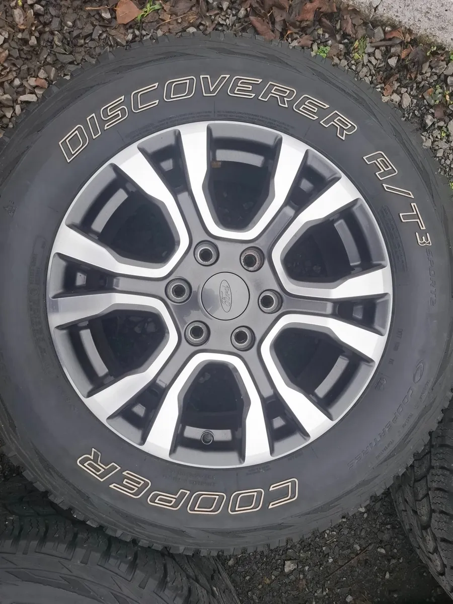 18" Genuine Ford Ranger Alloys with tyres - Image 3