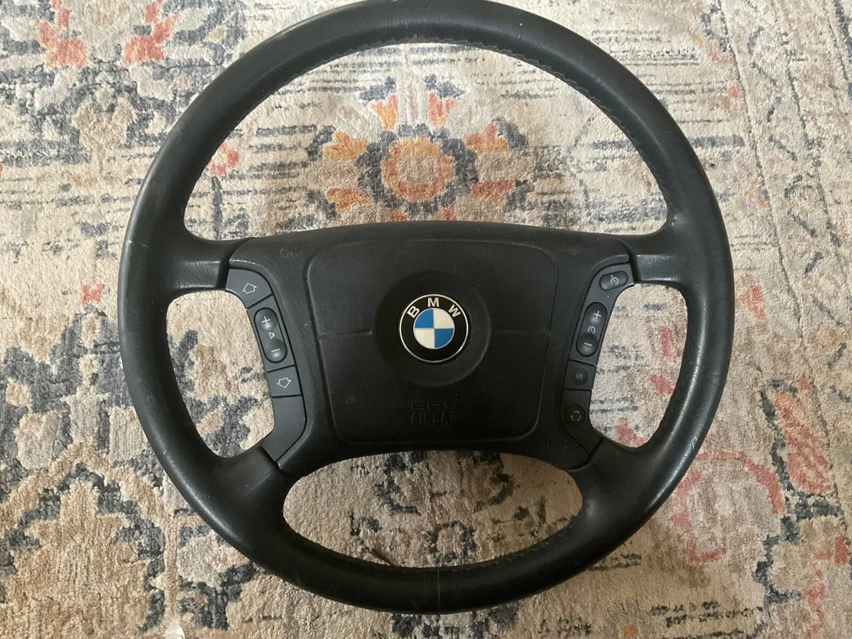 BMW E39 leather steering wheel and air bag - Image 3