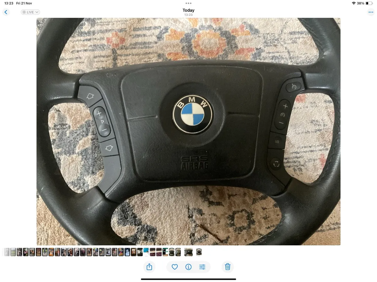 BMW E39 leather steering wheel and air bag - Image 4