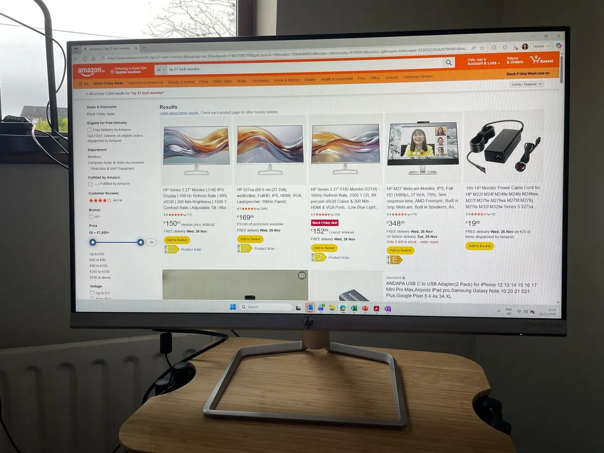 HP 27fw 27-inch display with audio - Image 2