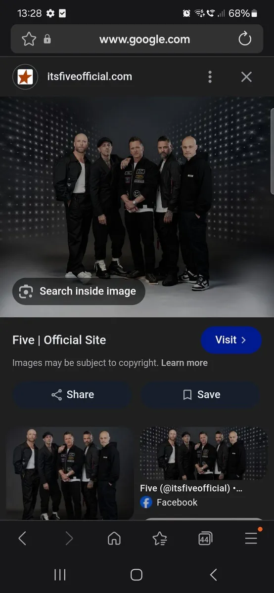 Ticket  for Five Sun 23rd Nov