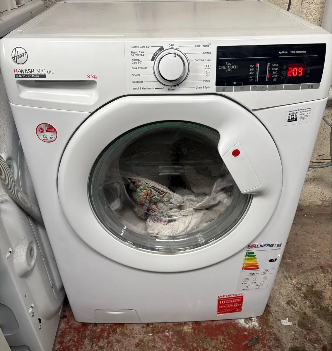 Hoover Washing Machine - 8kg Drum