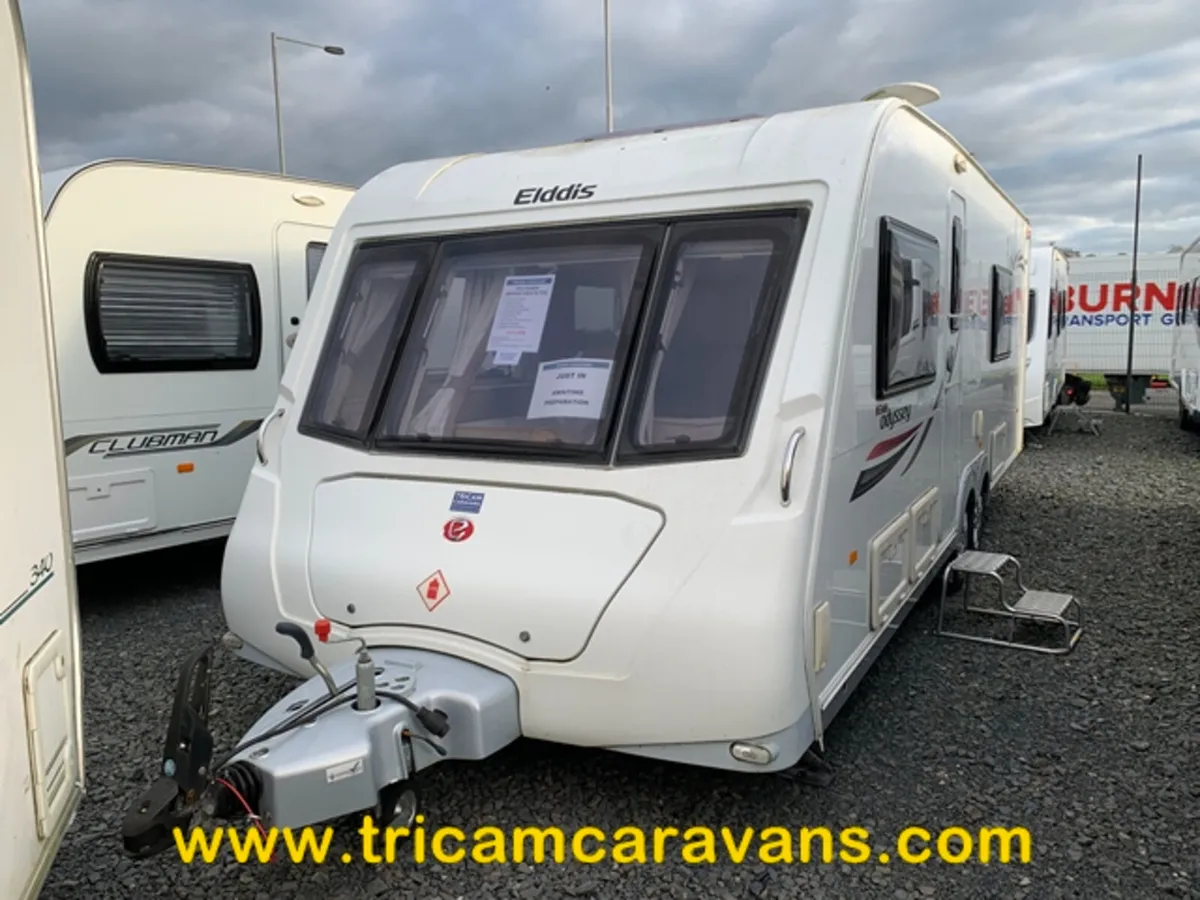 2012 Elddis Odyssey 650/4, Twin Axle, Single Beds - Image 1