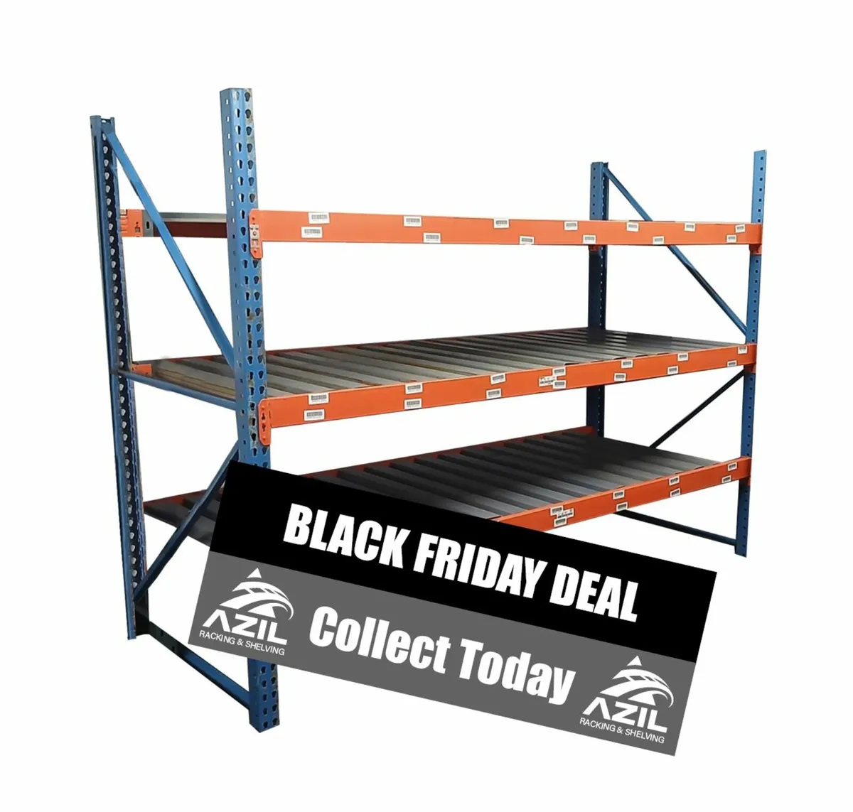 3.2m Used Garage Shelving BLACK FRIDAY €30 OFF! - Image 1
