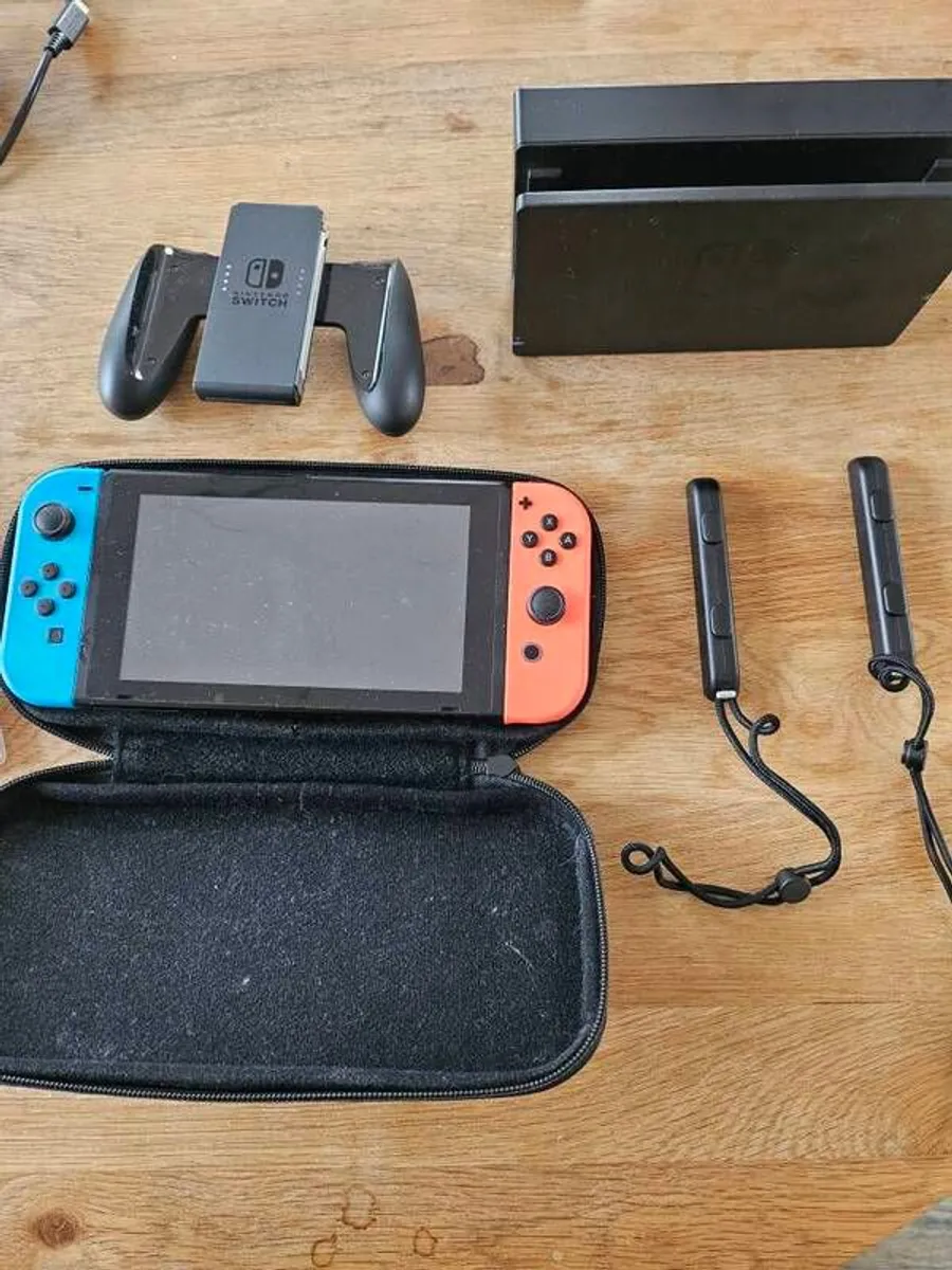 Nintendo switch console and games - Image 1