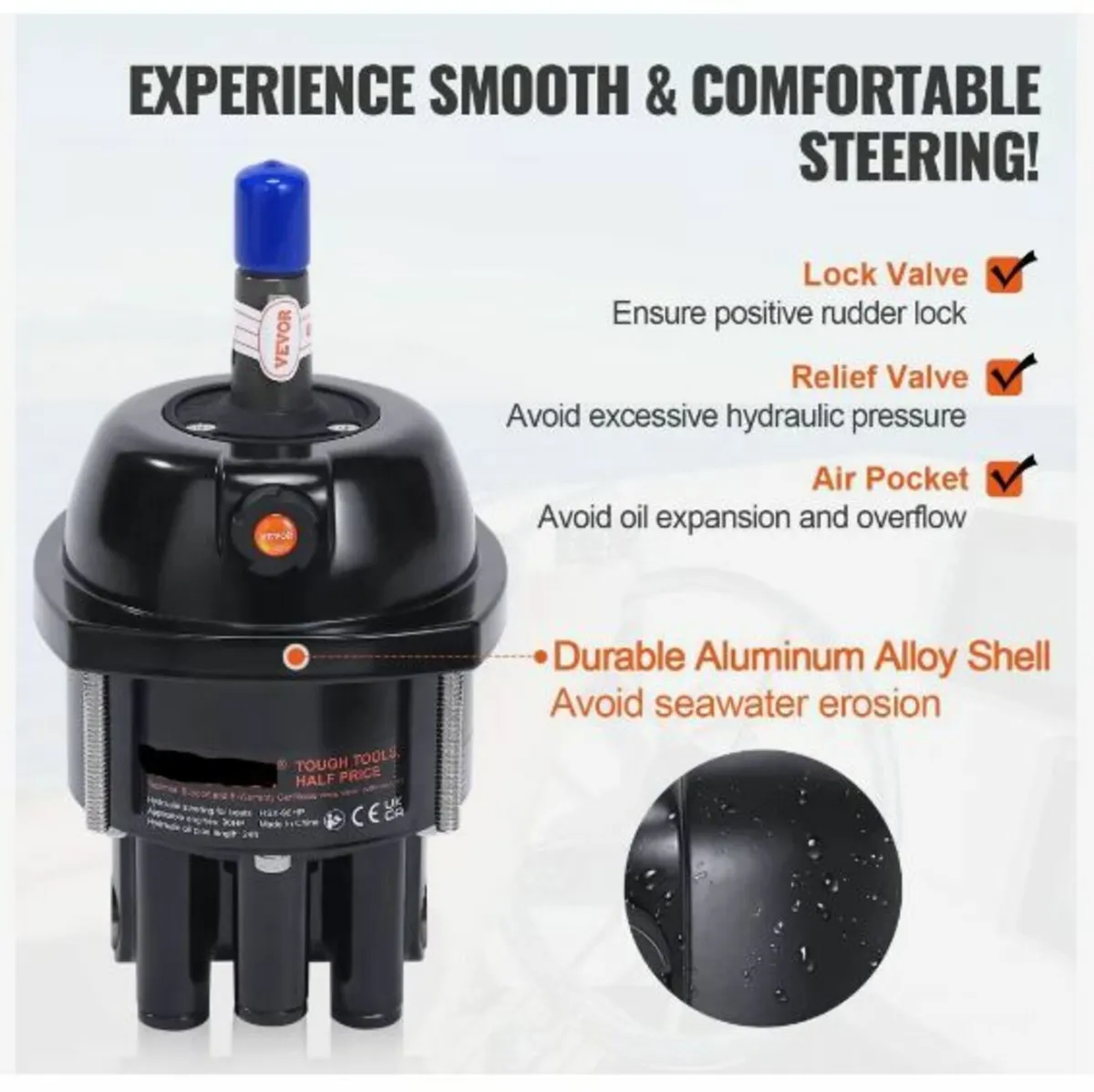 Hydraulic Outboard Steering Kit - Image 2