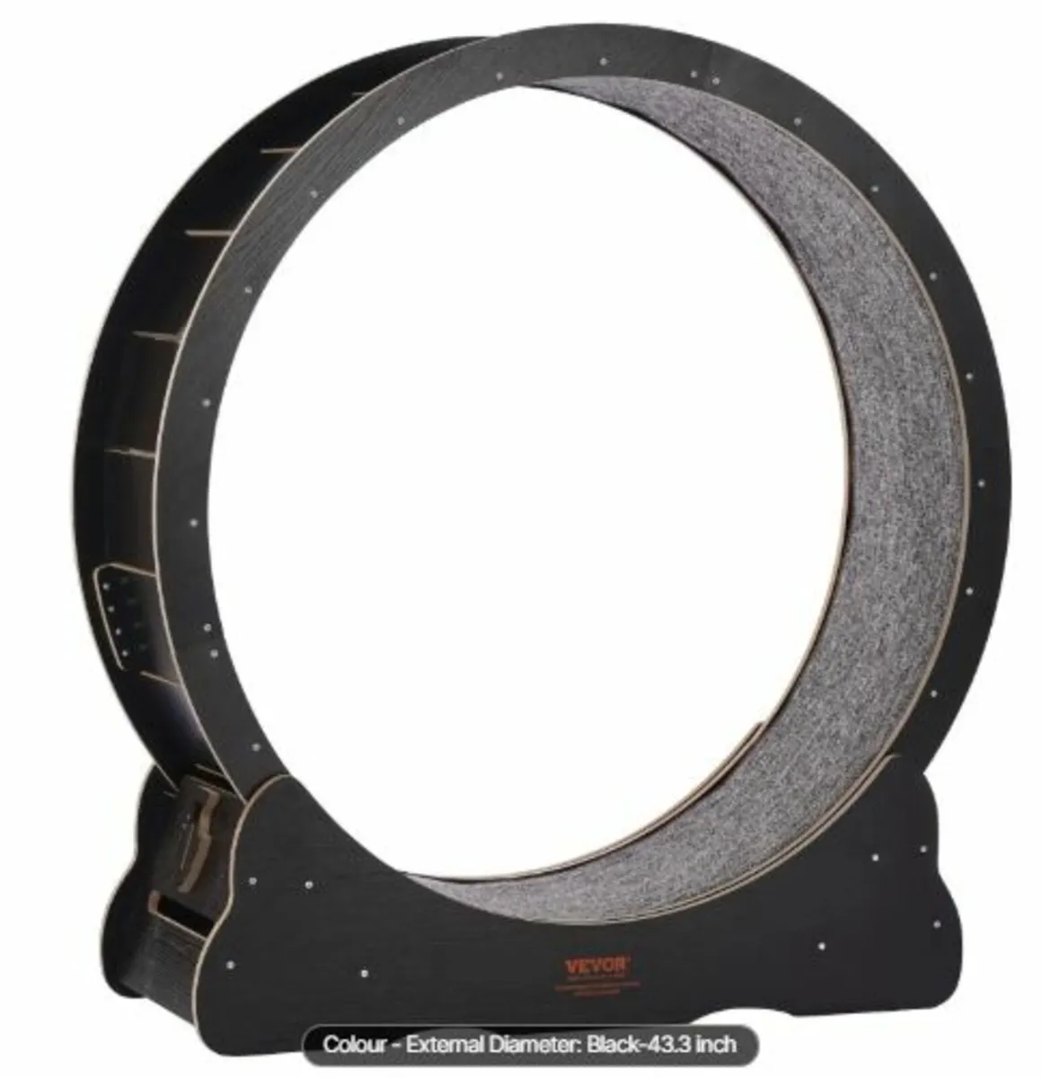 Wooden Cat Exercise Wheel,43.3"Large Cat Treadmil - Image 3