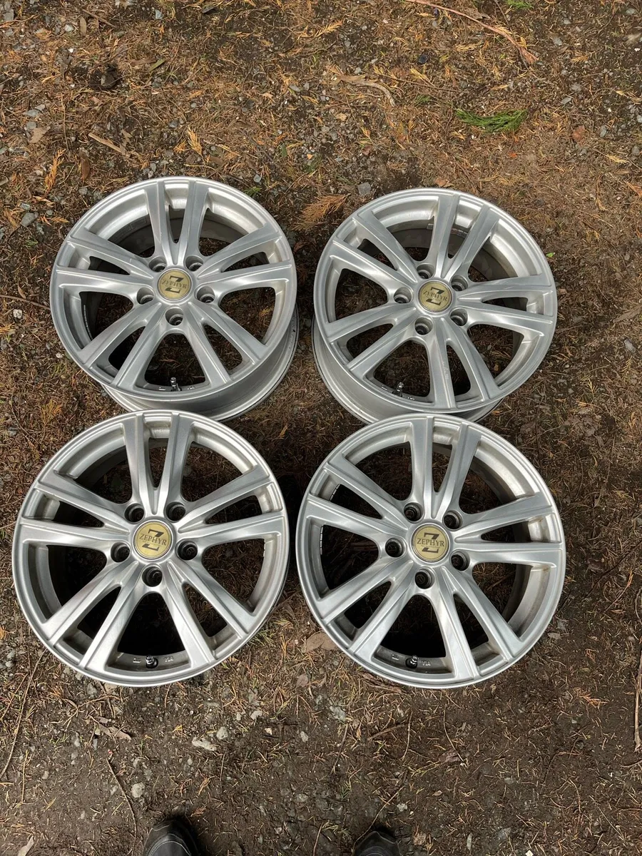16’ Honda Hyundai Kia 5x114.3 alloy wheels - Image 1