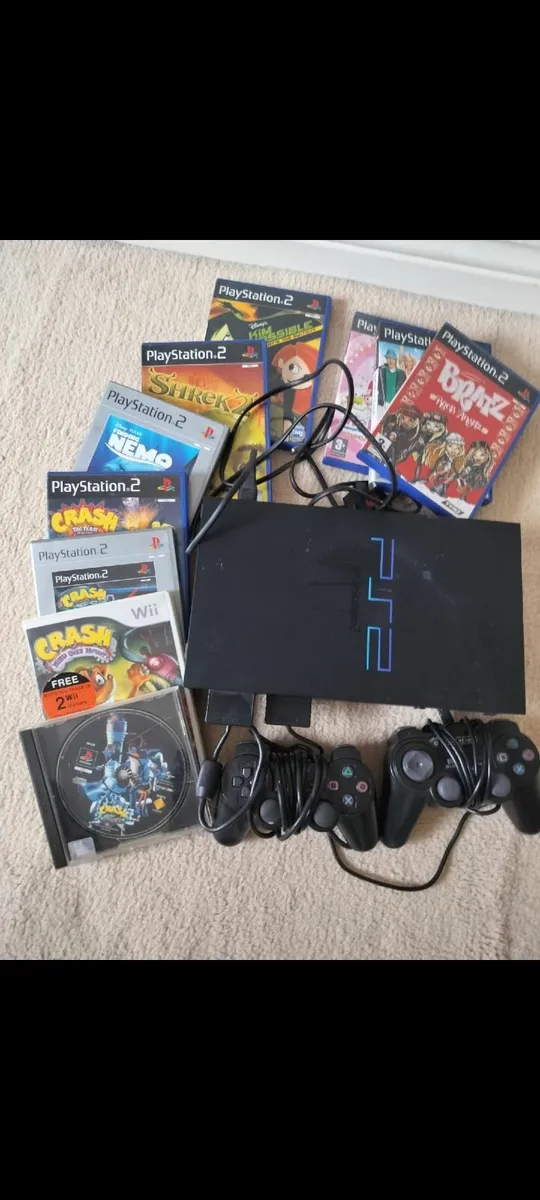 PS2 Console & Extra Games - Image 1