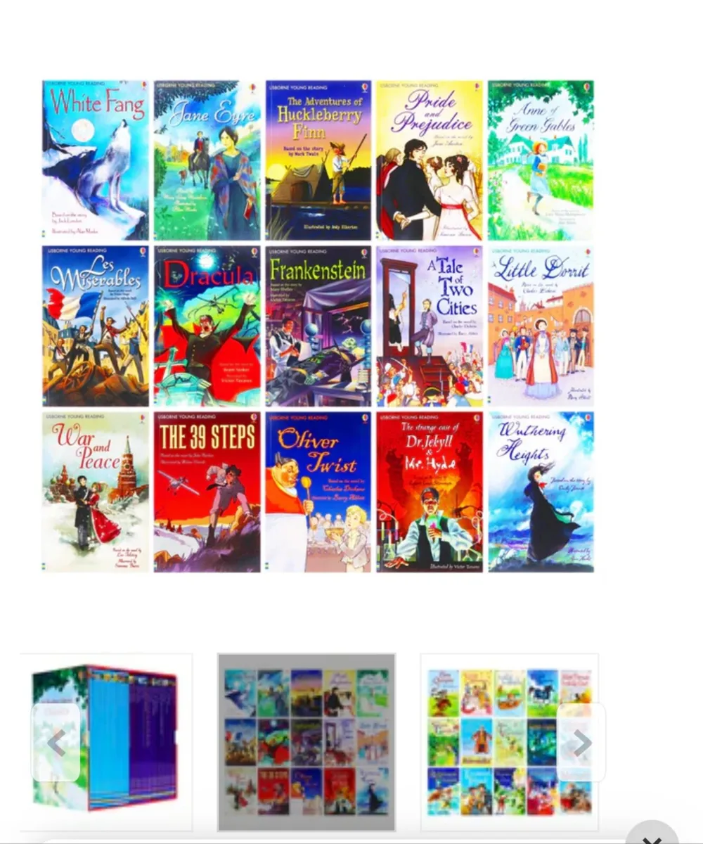 Brand New Book Set. 30 Classics.Age 7 plus Usborne - Image 2