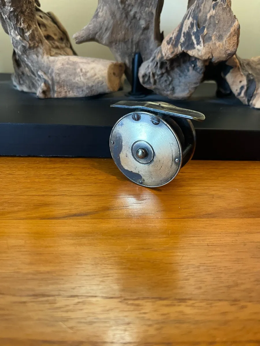 Antique 2” Brass Trout Fly Fishing Reel - Image 2
