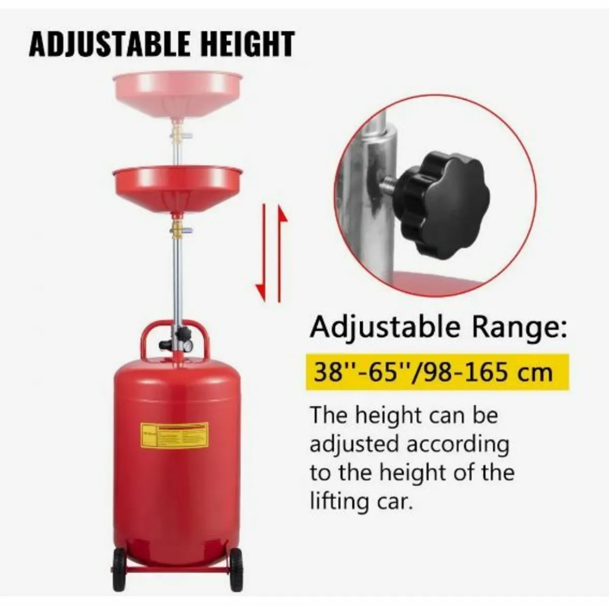 Waste Oil Drain Tank 80 L - Image 3