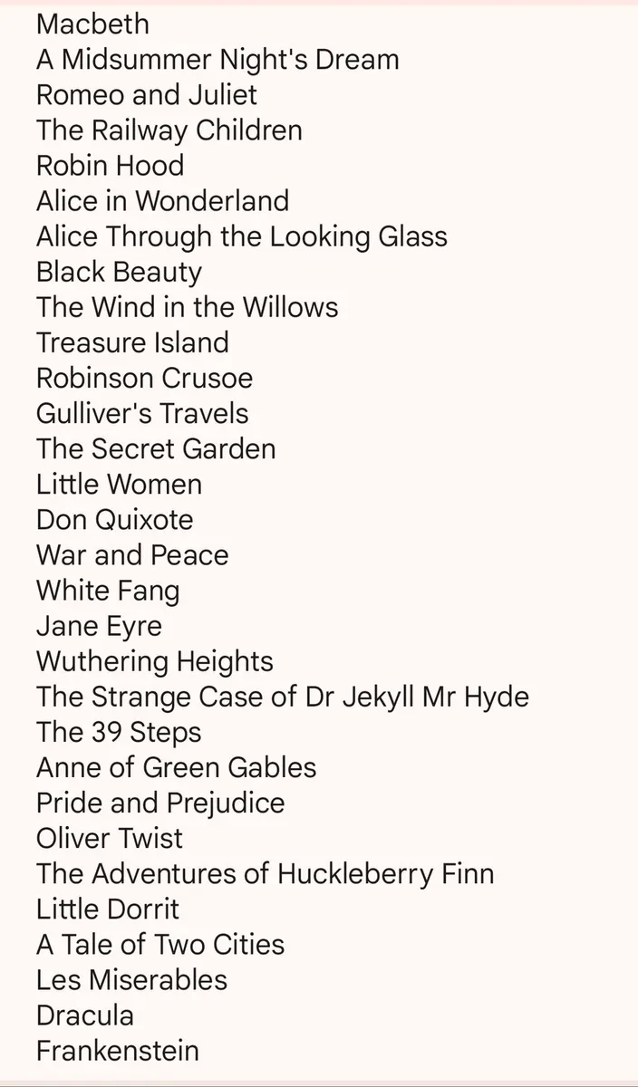 Brand New Book Set. 30 Classics.Age 7 plus Usborne - Image 4