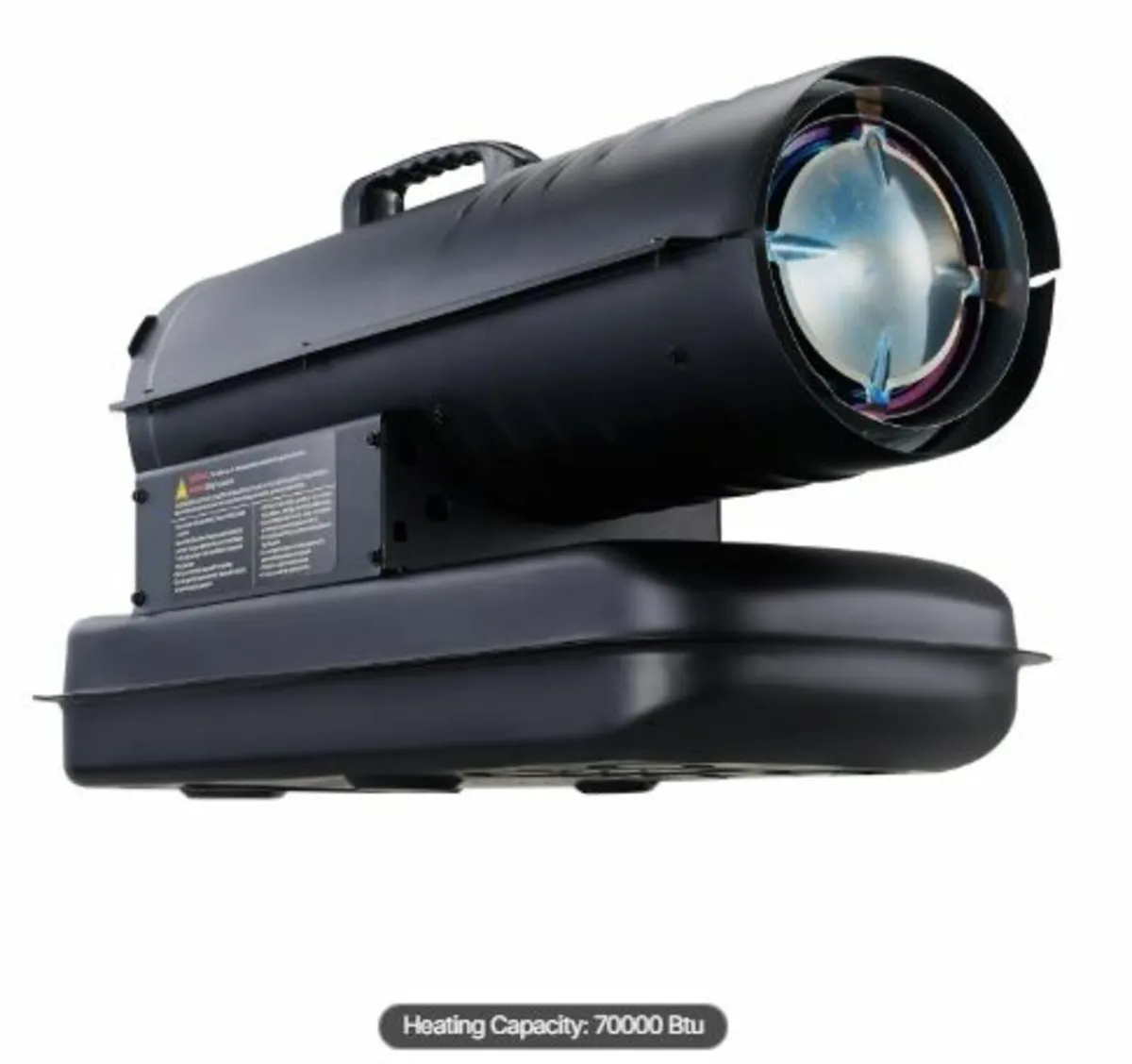 Kerosene/Diesel Forced Air Heater,70000Btu Torpedo - Image 4