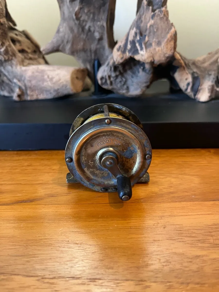 Antique Brass Fly Reel by S.Allcock - Image 2