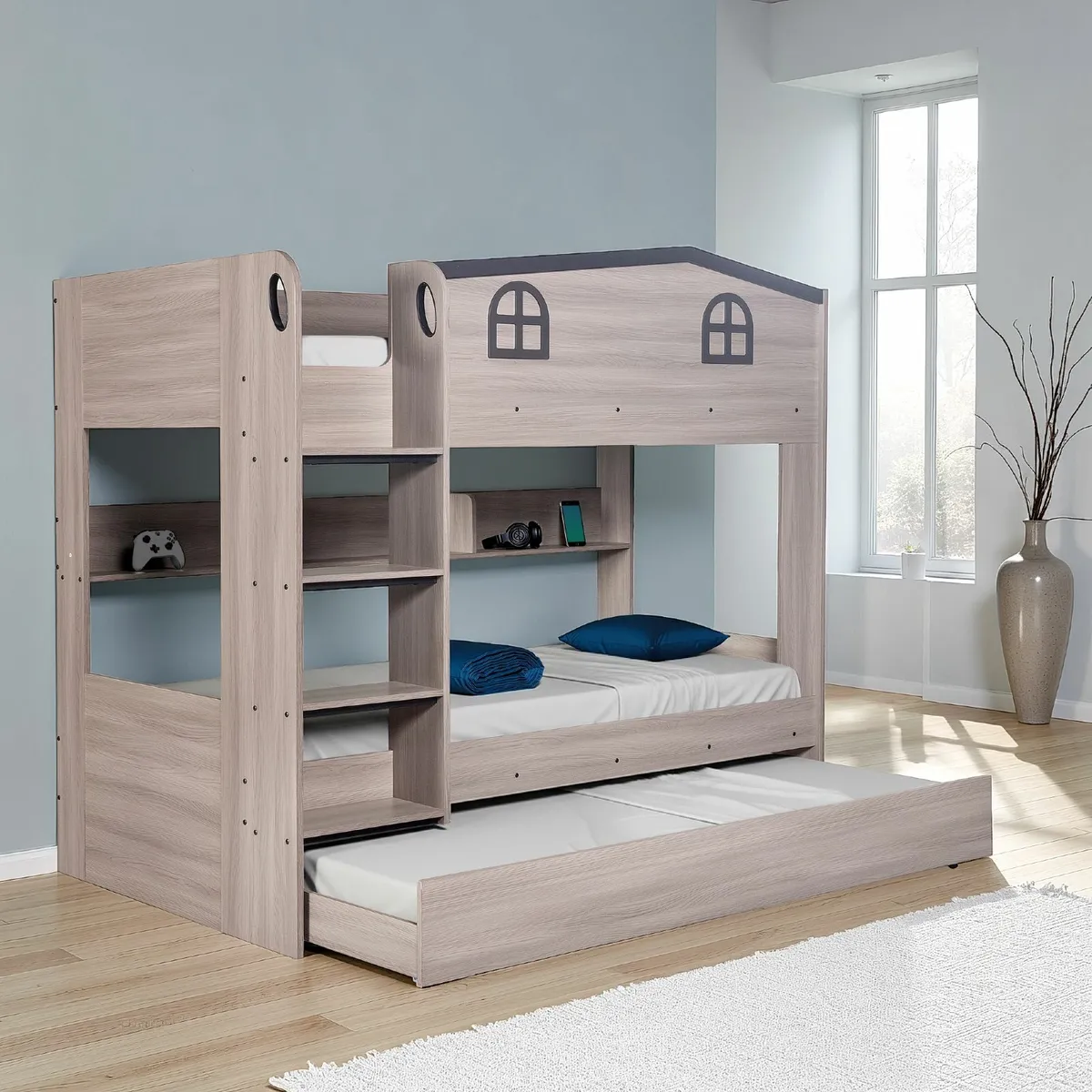 bunk beds with underbed - Image 1