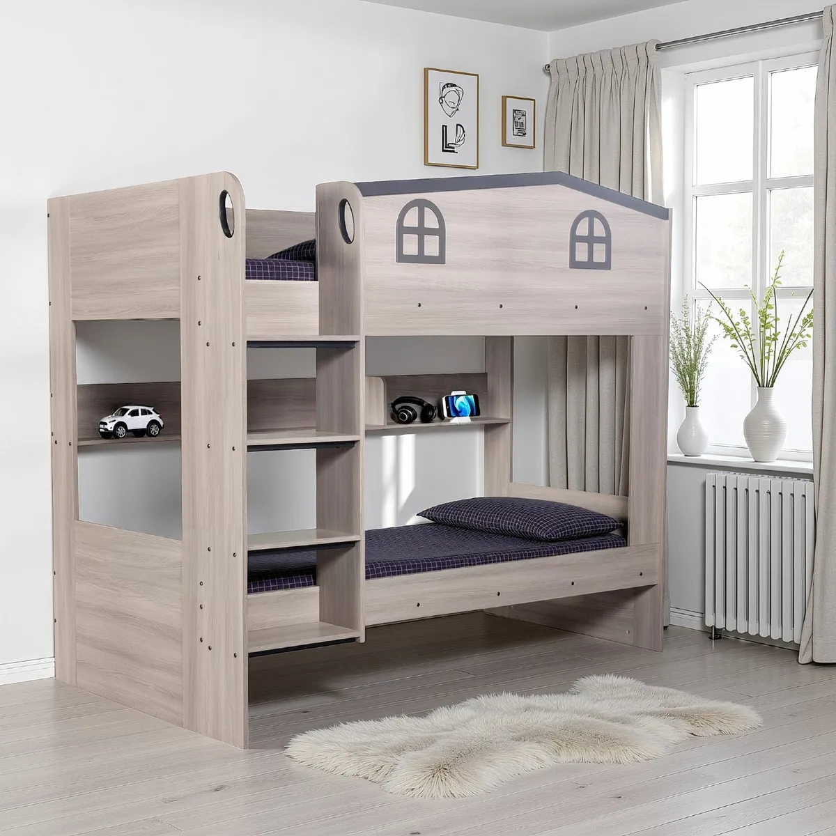 SINGLE BUNK BEDS COMPLETE WITH MATTRESSES - Image 1