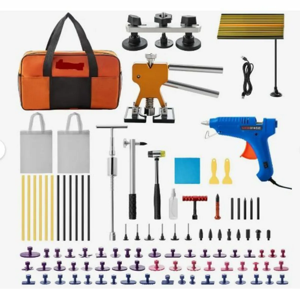 Dent Removal Tool, 89 Pcs Paintless Dent Repair - Image 1