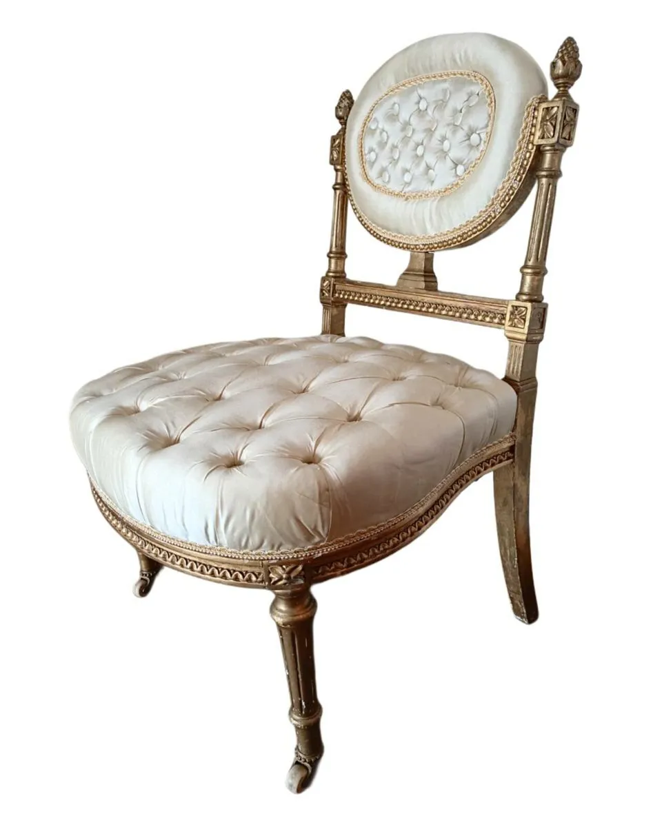 📍 CLEARANCE: PAIR of Louis XVI petite chairs - Image 4