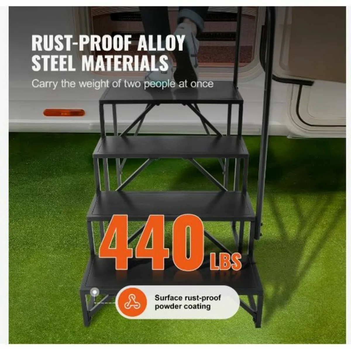 RV Steps, 4-Step RV Stairs - Image 3